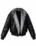 Shadow Fur Bomber Jacket