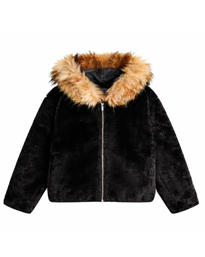 Shadow Sherpa Fur Jacket